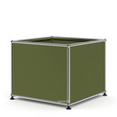 USM Haller Cube, 50 x 50 cm, Olive green RAL 6003