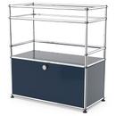 USM Haller Bar Sideboard Type I, Steel blue RAL 5011