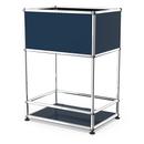 USM Haller Bar Sideboard Type II, Steel blue RAL 5011, Adjustable feet