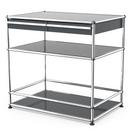 USM Haller bar sideboard with drawers, Anthracite RAL 7016