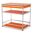 USM Haller bar sideboard with drawers, Pure orange RAL 2004