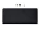 USM Haller Metal Divider Shelf for USM Haller Shelves, Graphite black RAL 9011, 75 cm x 35 cm