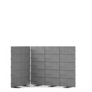 USM Privacy Panels Acoustic Corner, 2,25 m (3 elements), 1,79 m (5 elements), 1,50 m (2 elements), Anthracite