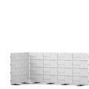 USM Privacy Panels Acoustic Corner, 3,00 m (4 elements), 1,44 m (4 elements), 1,50 m (2 elements), Light grey