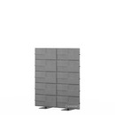 USM Privacy Panels Acoustic Wall, 1,50 m (2 elements), 1,79 m (5 elements), Anthracite