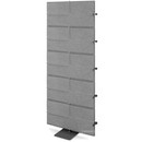 USM Privacy Panels Acoustic Wall Extension, With corner connector (for 90° angle), 1,79 m (5 elements), Anthracite