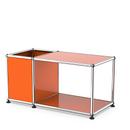 USM Haller side table with storage, Pure orange RAL 2004, 35 cm