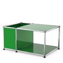 USM Haller side table with storage, USM green, 50 cm