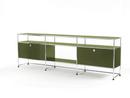 USM Haller TV-Board XL, Olive green RAL 6003