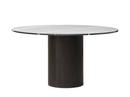 Cabin Table, Ø 130 cm, Dark oak / pietra marble