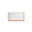 Colour Frame Mirror, Medium (48 cm x 91 cm), Blue / Orange