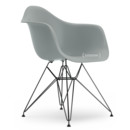 Eames Plastic Armchair RE DAR, Light grey, Without upholstery, Without upholstery, Standard version - 43 cm, Coated basic dark