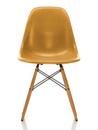 Eames Fiberglass Chair DSW, Eames ochre dark, Yellowish maple
