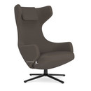 Grand Repos, Chair Grand Repos, Fabric Cosy 2 Nutmeg, 46 cm, Basic dark