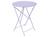 Fermob - Bistro Folding Table round, H 74 x Ø 60 cm, Marshmallow