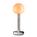 Grau - Fire Portable Lamp, Polished aluminium