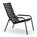 Houe - ReCLIPS Lounge Chair, Black, Alu armrests