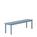 Muuto - Linear Steel Bench , L 170 x W 39 cm, Pale blue