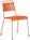 Richard Lampert - Chair TT54, Bright red orange