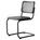 Thonet - S 32 V Dark Melange Cantilever Chair, Black