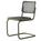 Thonet - S 32 V Dark Melange Cantilever Chair, Sage