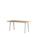 Tiptoe - New Modern Dining Table rectangular, Metal/wood