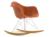 Vitra - Eames Plastic Armchair RE RAR, Rusty orange, Chrome-plated, Yellowish maple