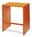 WB Form - Ulmer Hocker in Colour, Bright orange