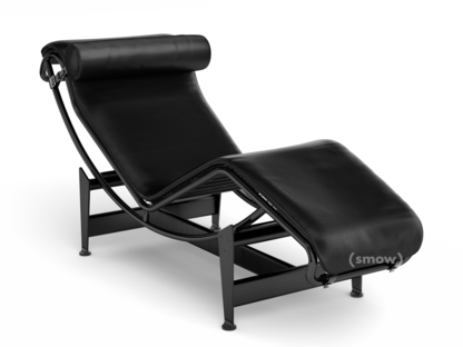 Le Corbusier LC4 Chaise Lounge Chair, Full-Grain Leather and Steel