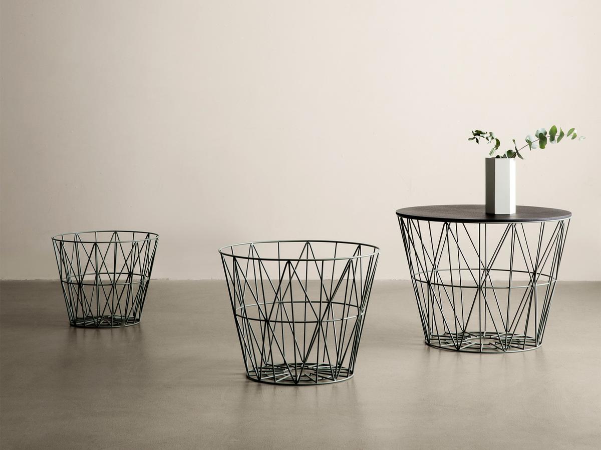 Kruiden Geld rubber draai Ferm Living Wire Basket by Ferm Living, 2012 - Designer furniture by  smow.com
