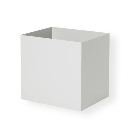 visie kruising convergentie Ferm Living Plant Box Pot, Small (W 24 x D 19,4 cm), Light grey by Ferm  Living, 2019 - Designer furniture by smow.com