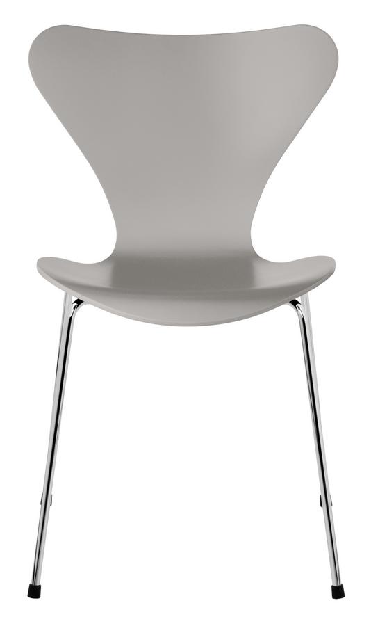 grey and chrome chair