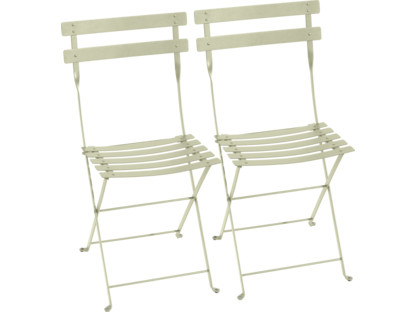 Bistro Folding Chair Set 2, Willow green by Studio Fermob - Designer by smow.com