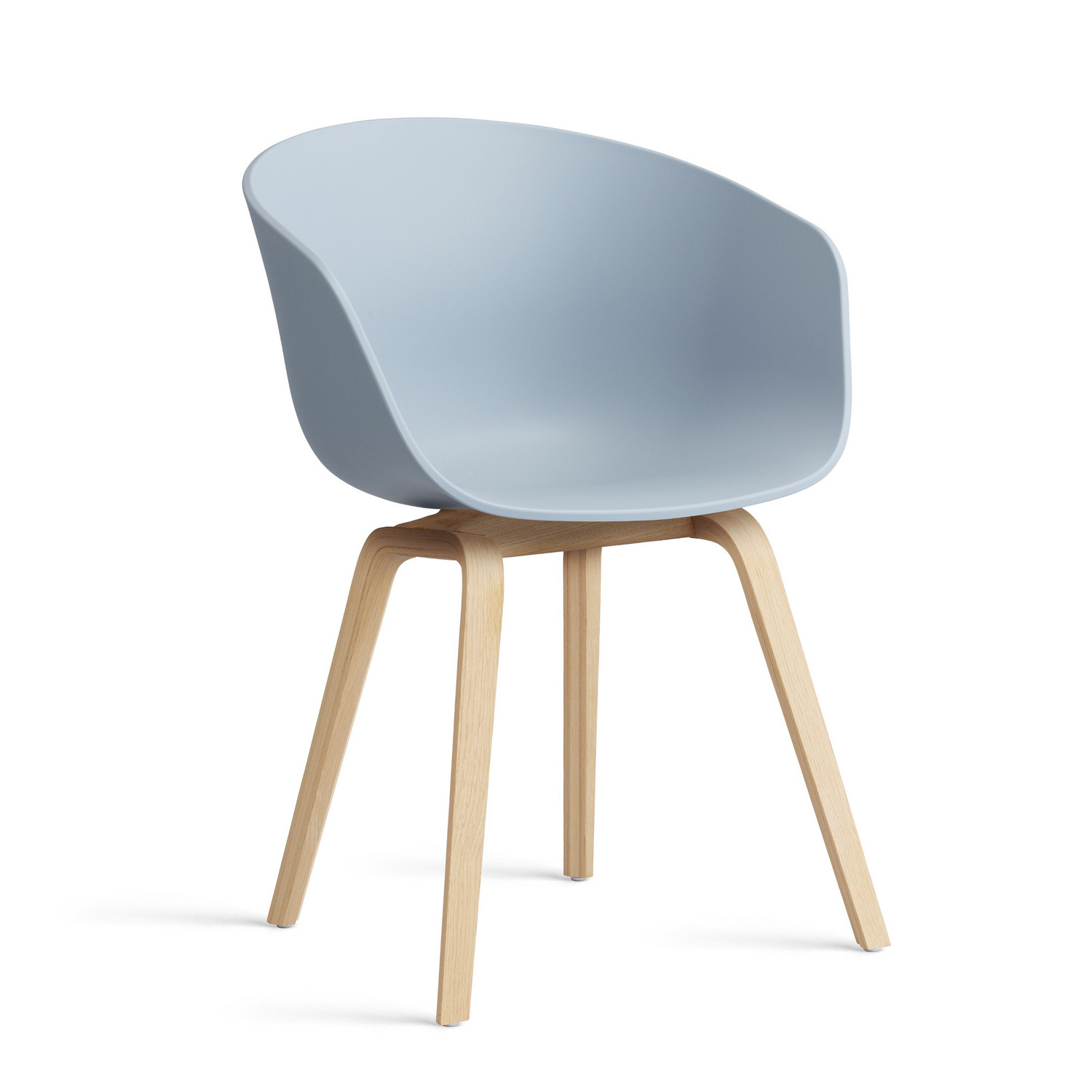 About A Chair AAC 22, Slate blue 2.0, Soap treated oak | Hay 