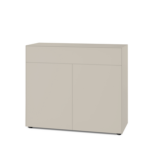 Nex Pur Box 2.0 with drawers and doors 48 cm|H 100 cm x B 120 cm (with double door and drawer)|Silk