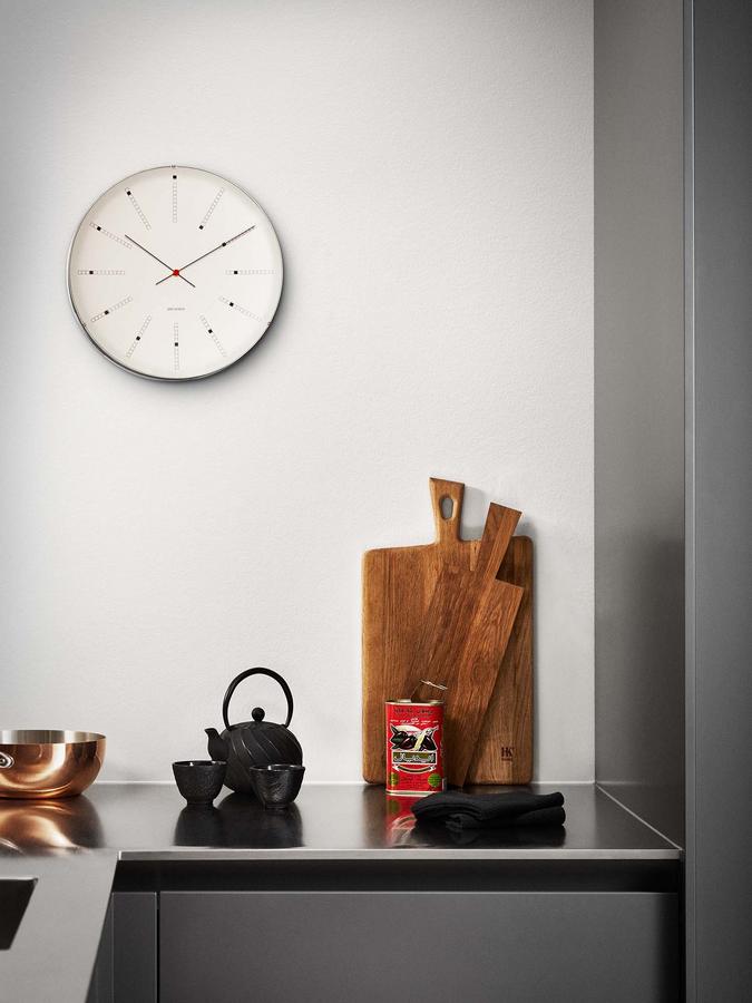 Rosendahl AJ Bankers Wall Clock by Arne Jacobsen, 1971/2009