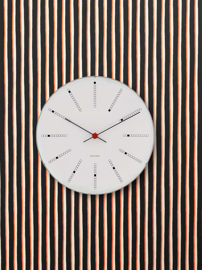 AJ Bankers Wall Clock 21 cm Rosendahl by Arne Jacobsen 1971