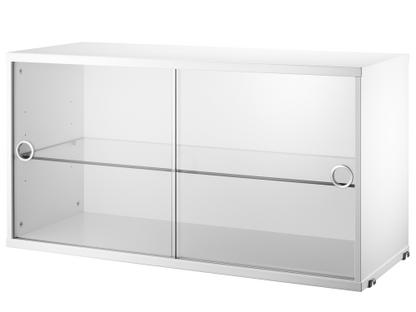 String System Display Cabinet With Sliding Glass Doors By Nisse