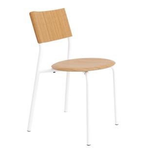 SSD Chair, metal/wood Oak|Cloudy white