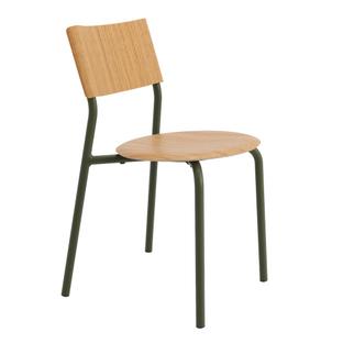 SSD Chair, metal/wood Oak|Rosemary green