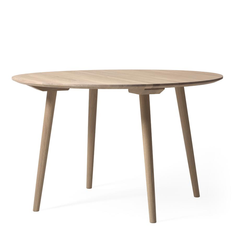 Tradition In Between Round Table O 1 Cm White Oiled Oak By Sami Kallio 14 Designer Furniture By Smow Com