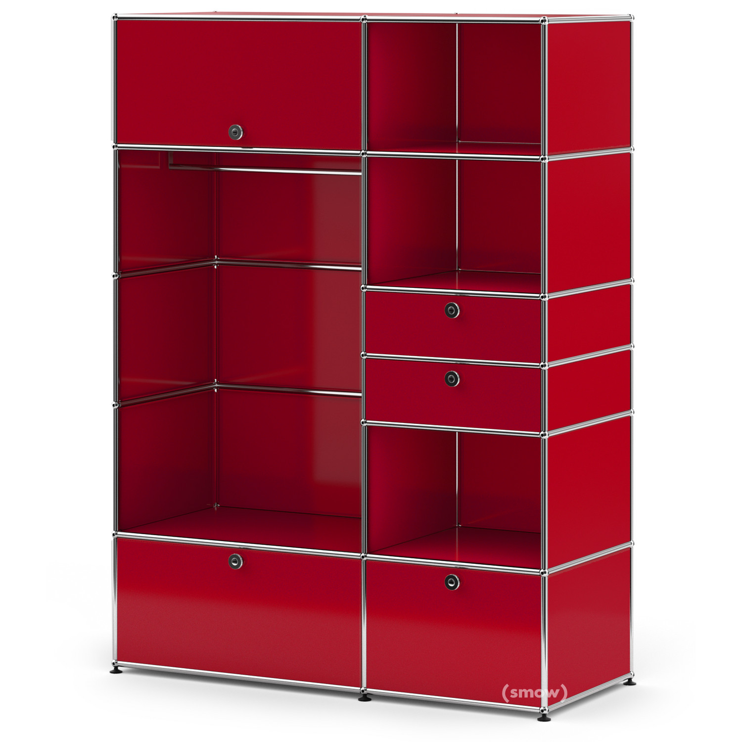 from USM furniture ruby USM Haller red Wardrobe - Haller I, USM Designer | Haller Wardrobes | Model USM