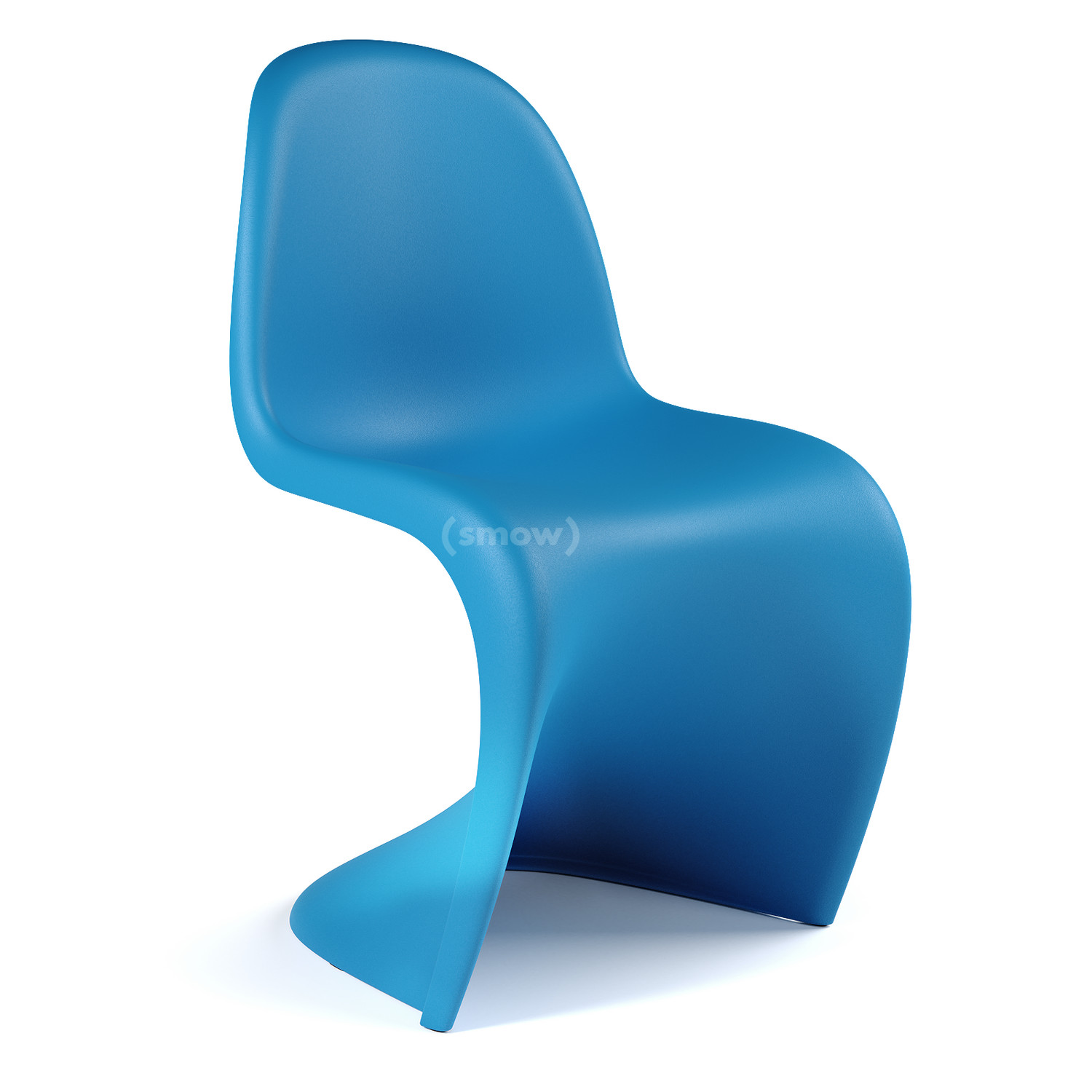 bruid Schilderen voedsel Vitra Panton Chair, Glacier blue by Verner Panton, 1999 - Designer  furniture by smow.com