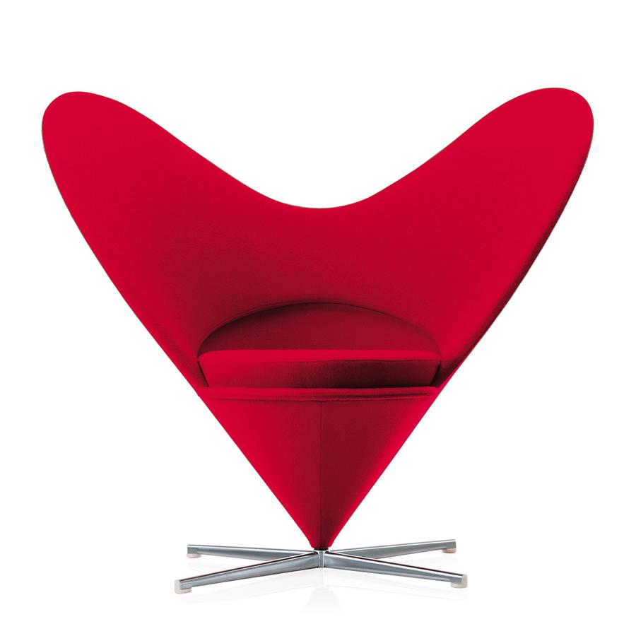 Vitra Heart Cone by Panton, 1959 - furniture by smow.com