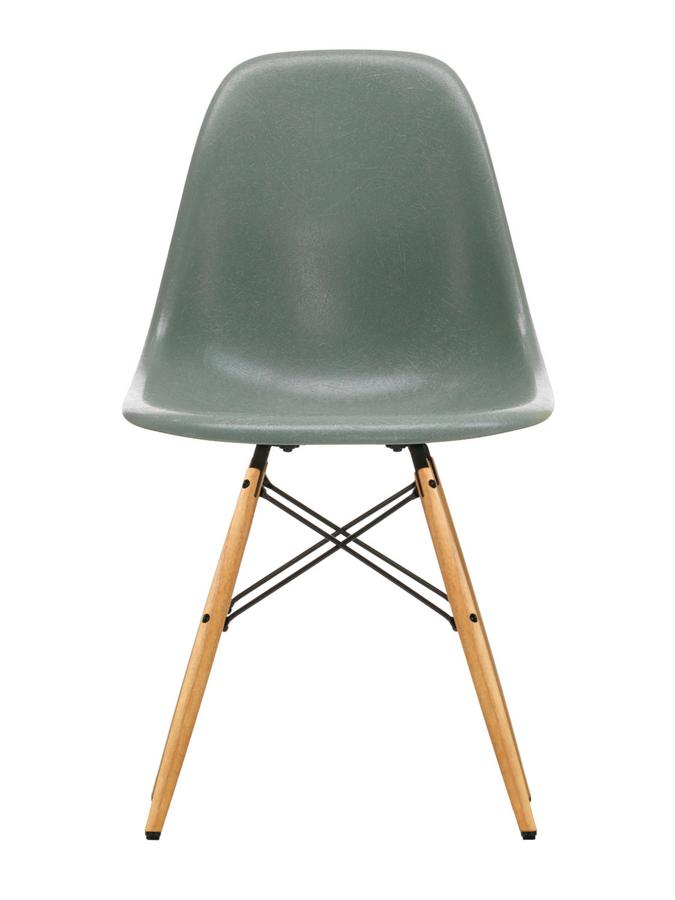 Vitra Eames Fiberglass Chair Dsw Eames Sea Foam Green Ash Honey Tone By Charles Ray Eames 1950 Designer Furniture By Smow Com