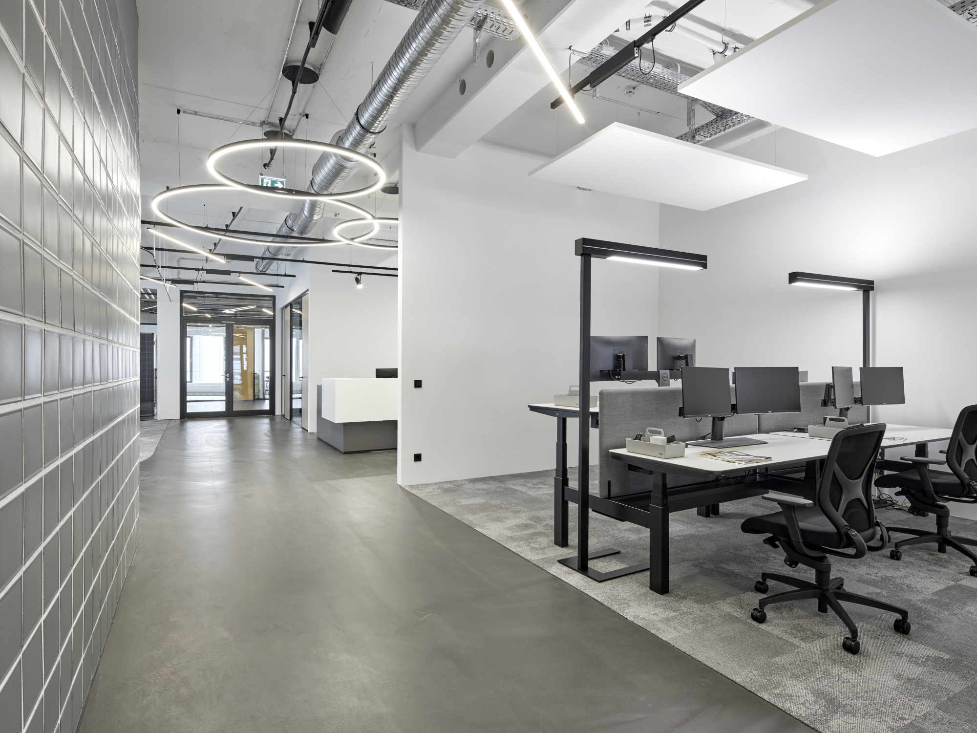 Offener Work Space bei Ebiquity smow Hamburg