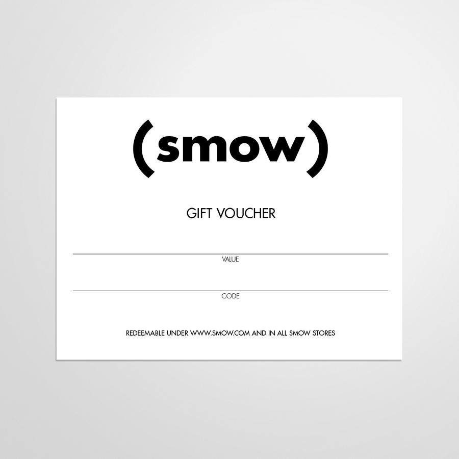 smow Gift Certificate, 25 EUR, PDF voucher via e-mail, English | smow |  Accessoires - Designer furniture from smow